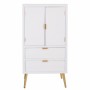 Armario Alexandra House Living Blanco Dorado Madera MDF 36 x 118 x 62 cm de Alexandra House Living, Armarios - Ref: D1630694,...