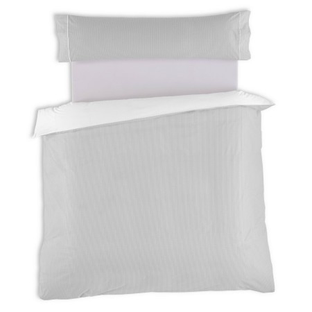 Duvet cover set Alexandra House Living Greta Pearl Gray Single 2 Pieces | Tienda24 Tienda24.eu