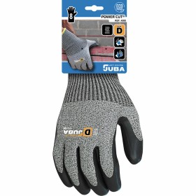 Luvas de Trabalho JUBA K-Rock Látex Anticorte Preto Fibra de JUBA, Luvas de trabalho - Ref: S7919004, Preço: 7,54 €, Desconto: %