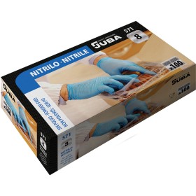 Einweghandschuhe JUBA Box Puderfrei Blau Nitril (100 Stück) JUBA - 1