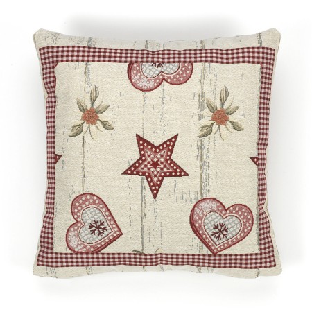 Housse de coussin Alexandra House Living Star & Hearts Multicouleur 42 x 42 cm | Tienda24 Tienda24.eu