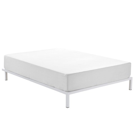 Fitted sheet Alexandra House Living White 135/140 x 200 cm | Tienda24 Tienda24.eu