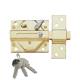 Safety lock Lince 2930-92930bi Traditional Bronze | Tienda24 - Global Online Shop Tienda24.eu