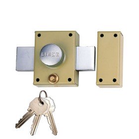 Cerrojo de seguridad IFAM CS500 Latón Sobreponer Dorado | Tienda24 - Global Online Shop Tienda24.eu