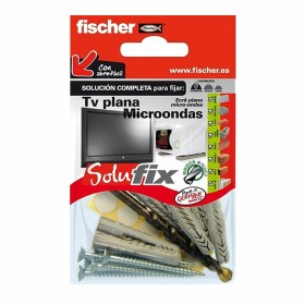 Fixing kit Fischer Solufix 502690 Television Microwave 10 Pieces by Fischer, Anchoring - Ref: S7919494, Price: 6,40 €, Discou...