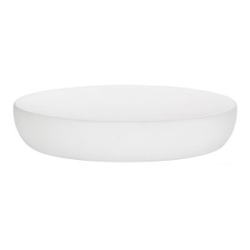 Porte-savon Andrea House Mat Blanc Polyrésine (13,5 x 9 x 2,5 cm) de Andrea House, Supports et distributeurs - Réf : S7919634...