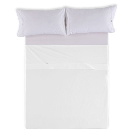 Sábana Encimera Alexandra House Living Blanco 260 x 275 cm | Tienda24 Tienda24.eu