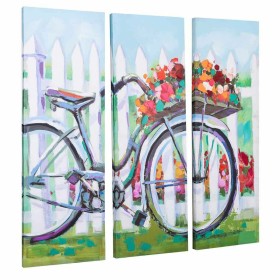 Cadre Alexandra House Living Bike Toile Bois d'épicéa 90 x 3 x 30 cm de Alexandra House Living, Peintures - Réf : D1630713, P...