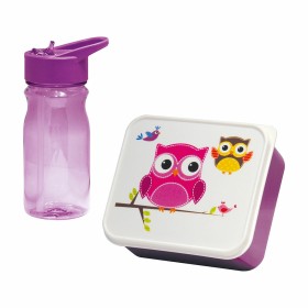 Gamelle avec Gourde Mondex Hibou Rose de Mondex, Stockage des aliments - Réf : S7920090, Prix : 11,39 €, Remise : %