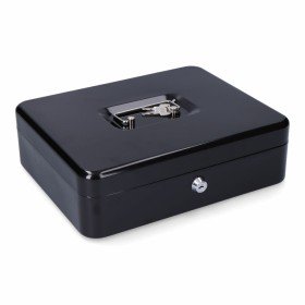 Safe-deposit box Bensontools Black Steel 30 x 24 x 9 cm | Tienda24 - Global Online Shop Tienda24.eu