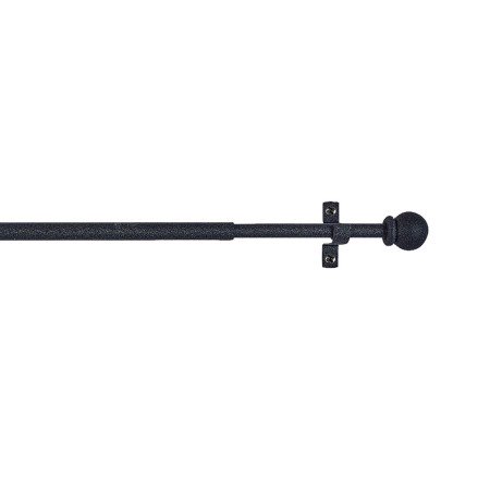 Varão Stor Planet Cintacor Esfera 70-120 cm Preto Metal | Tienda24 - Global Online Shop Tienda24.eu