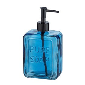 Dispensador de Jabón Wenko Pure Soap 550 ml Azul Vidrio de Wenko, Soportes y dispensadores - Ref: S7920311, Precio: 9,46 €, D...