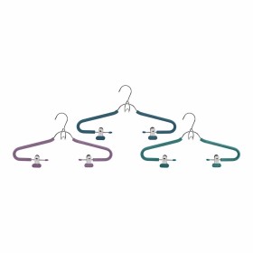 Set of Clothes Hangers Max Home White Wood Steel 44,5 x 23 x 1 cm 10 Pieces (6 Units) | Tienda24 - Global Online Shop Tienda24.eu