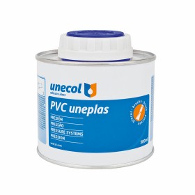 Adhesive for PVC pipe Unecol Uneplas A2040 Paintbrush 1 L | Tienda24 - Global Online Shop Tienda24.eu