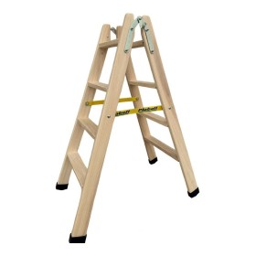 4-step folding ladder Plabell Wood 114 x 31/48 cm by Plabell, Folding Steps - Ref: S7920672, Price: 65,85 €, Discount: %