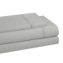 Juego de Sábanas Alexandra House Living QUTUN Gris Perla Cama de 90 3 Piezas | Tienda24 Tienda24.eu