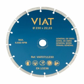 Disco da taglio Viat 0711230 Muratura/Lavoro Asciutto Ø 230 x 3 x 22,2 mm di Viat, Mole e dischi abrasivi - Rif: S7920945, Pr...