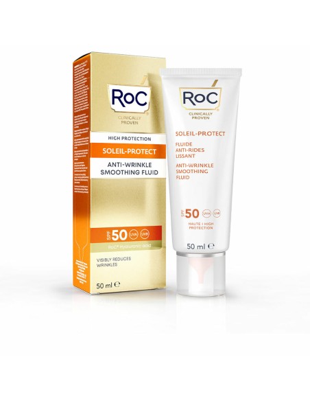 Protezione Solare Viso Roc Protección Solar 50 ml Spf 50 da Roc, Filtri solari - Ref: S05107939, Precio: 18,31 €, Descuento: %