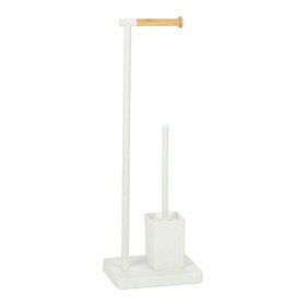 Toilet Paper Holder with Brush Stand Andrea House ba72127 Metal by Andrea House, Toilet accessories - Ref: S7921458, Price: 4...