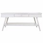 Mesa de Centro Alexandra House Living Branco Ferro 60 x 53 x 120 cm | Tienda24 - Global Online Shop Tienda24.eu