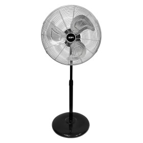 Ventilador de Pé EDM Preto mate 80 W Ø 50 cm industrial de EDM, Ventiladores de pedestal - Ref: S7921710, Preço: 53,66 €, Des...