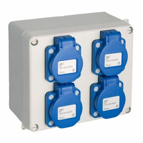 Socket box Solera 816-5 Watertight 15,3 x 10 x 6,5 cm 250 V 16 A IP54 | Tienda24 - Global Online Shop Tienda24.eu