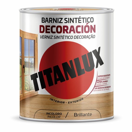 Synthetischer Lack Titanlux m10100004 Dekoration Brillant Farblos 4 L | Tienda24 - Global Online Shop Tienda24.eu