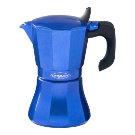 Cafeteira Italiana Oroley Petra 9 Copos Azul Alumínio de Oroley, Cafeteiras italianas - Ref: S7921791, Preço: 44,14 €, Descon...