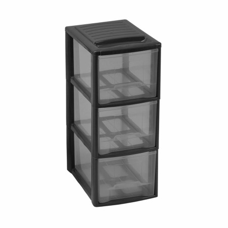 Organisateur Mondex Mini Empire A5 Noir Plastique 19 x 26 x 46 cm 3 tiroirs | Tienda24 - Global Online Shop Tienda24.eu