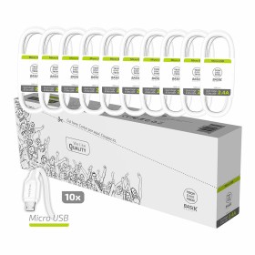 Câble Micro USB vers USB Tech One Tech Basik 1 m (10 Unités) de Tech One Tech, Câbles USB - Réf : S7922456, Prix : 21,43 €, R...