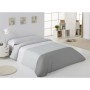 Conjunto de capa de edredom Alexandra House Living Branco Cinzento Queen 3 Peças | Tienda24 Tienda24.eu