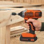 Atornillador de impacto Black & Decker bdcim18d1a-qw 115 Nm de Black & Decker, Taladros y atornilladores - Ref: S7922573, Pre...