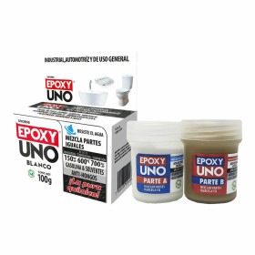 Adesivo epossidico bicomponente Fusion Epoxy Black Label Unob98 Universale Bianco 100 g di Fusion Epoxy Black Label, Adesivi ...