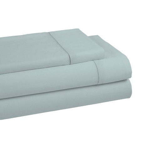 Juego de Sábanas Alexandra House Living QUTUN Azul claro Cama de 105 3 Piezas | Tienda24 Tienda24.eu