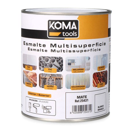 Peinture acrylique Koma Tools Blanc Mat 750 ml | Tienda24 - Global Online Shop Tienda24.eu