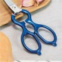 Kitchen Scissors 3 Claveles 8" Stainless steel Blue Multi-use | Tienda24 - Global Online Shop Tienda24.eu