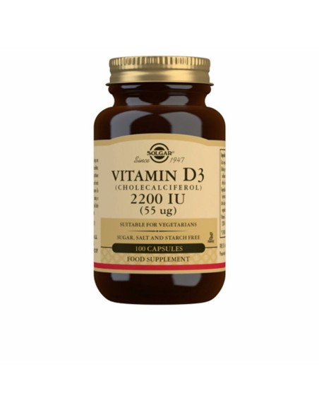 Vitamina D3 (Colecalciferol) Solgar 100 Unidades | Tienda24 Tienda24.eu