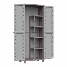 Broom cupboard Terry Jrattan 368 Grey 68 x 37,5 x 170 cm Plastic 4 Shelves Terry Store-Age - 1