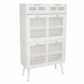 Armoire à chaussures Alexandra House Living Blanc 32 x 120 x 70 cm Grille de Alexandra House Living, Cordonniers - Réf : D163...