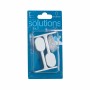 Support de tringle de penderie Stor Planet Cintacor Blanc Ovale 15 x 25 mm (2 Unités) | Tienda24 - Global Online Shop Tienda24.eu