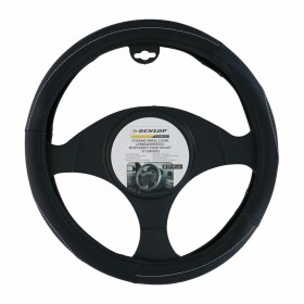 Steering Wheel Cover Dunlop Black Grey Ø 38 cm by Dunlop, Steering wheels and shafts - Ref: S7923052, Price: 12,39 €, Discoun...