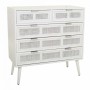 Commode Alexandra House Living Blanc Bambou Bois MDF 39 x 81 x 80 cm | Tienda24 - Global Online Shop Tienda24.eu