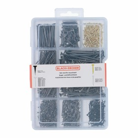 Nails Black & Decker 975 Pieces by Black & Decker, Nails - Ref: S7923087, Price: 8,42 €, Discount: %