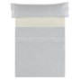 Jeu de draps Alexandra House Living Vairy Gris perlé Lit 1 persone 3 Pièces | Tienda24 Tienda24.eu