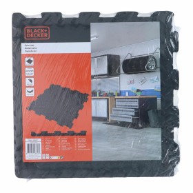 EVA foam tiles Black & Decker Black Eva Rubber 40 x 40 cm (6 Pieces) by Black & Decker, Rug Pads - Ref: S7923098, Price: 15,1...