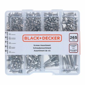 Kit de parafusos Black & Decker Torx 265 Peças de Black & Decker, Parafusos - Ref: S7923118, Preço: 9,95 €, Desconto: %