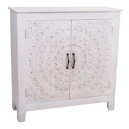 Console Alexandra House Living White Mango wood 33 x 90 x 90 cm | Tienda24 - Global Online Shop Tienda24.eu