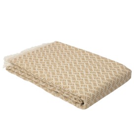 Couverture DKD Home Decor Zigzag 130 x 170 x 2 cm Blanc Montagne | Tienda24 Tienda24.eu