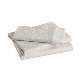 Juego de Sábanas Alexandra House Living Blanco Cama de 105 3 Piezas | Tienda24 Tienda24.eu