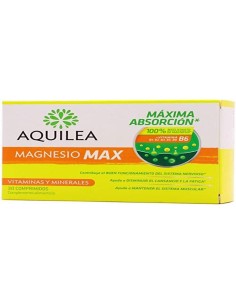 Integratore Alimentare Aquilea Magnesio Max 30 Unità da Aquilea, Multivitamine e minerali - Ref: S05108488, Precio: 13,85 €, ...